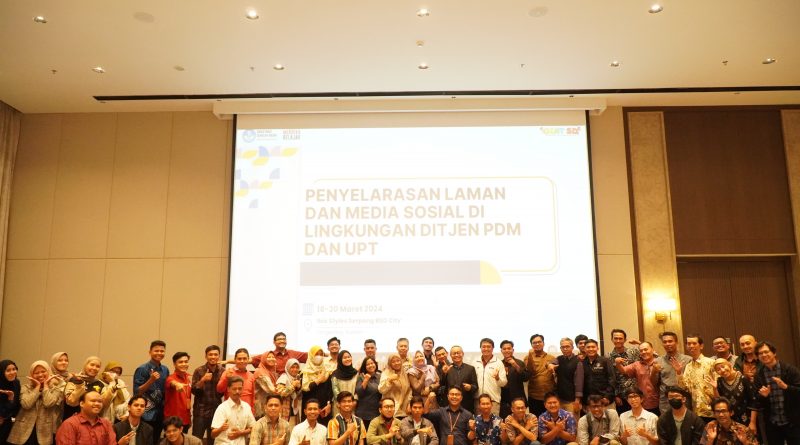 Penyelarasan Laman dan Media Sosial di Lingkungan Ditjen PDM dan UPT
